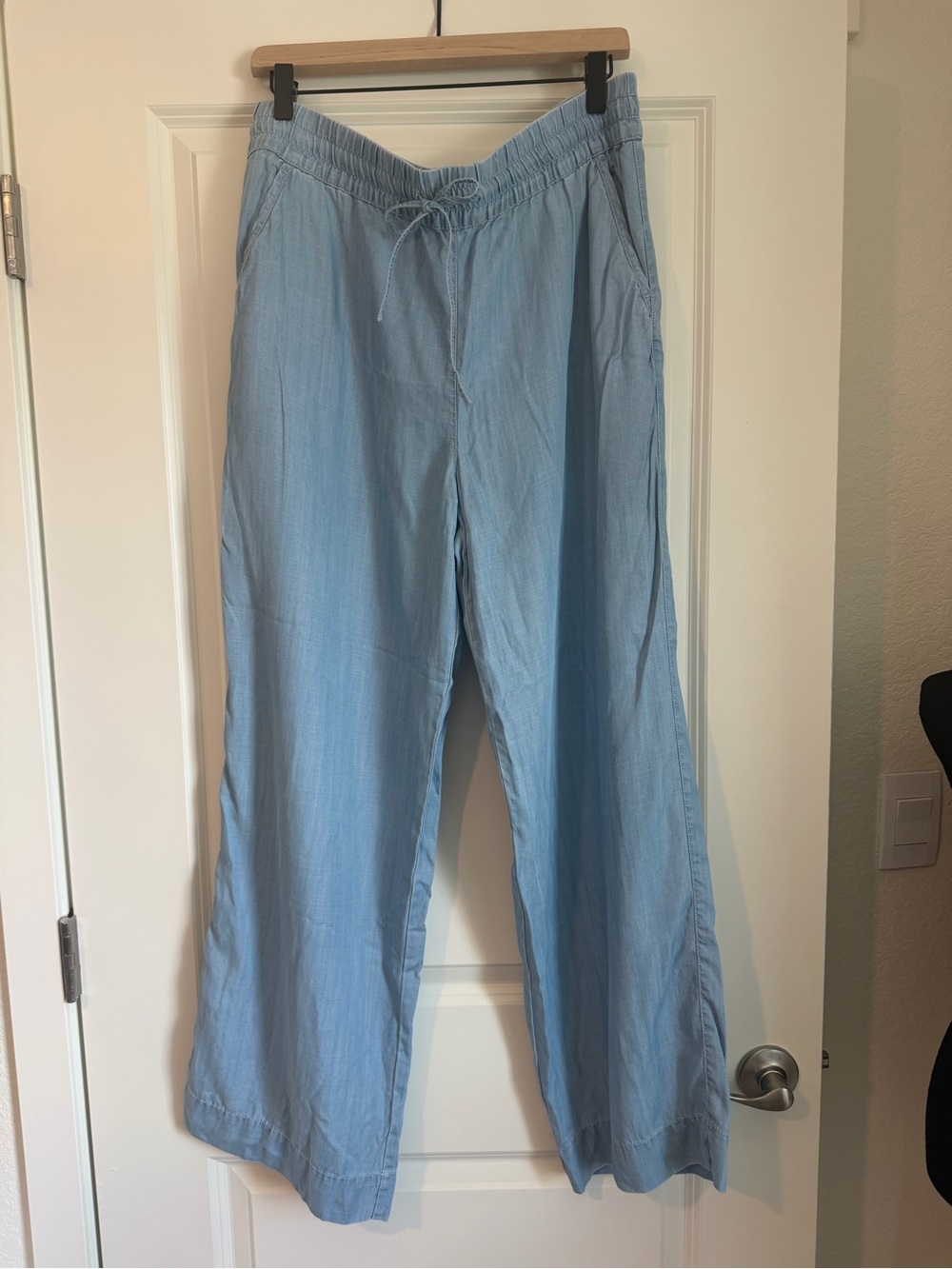 Tommy Bahama Dusty Blue/Chambray Elastic Waist Drawstring Pants